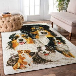 Australian Shepherd Dog Rug RUPRFL-0001DD