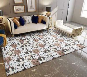 Cute Cat Animal Rug RUPRFL-0011DD