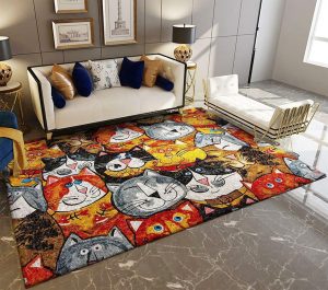 Cat Animal Rug RUPRFL-0010DD