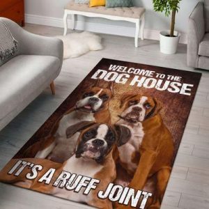 Boxer Dog Rug RUPRFL-0007DD
